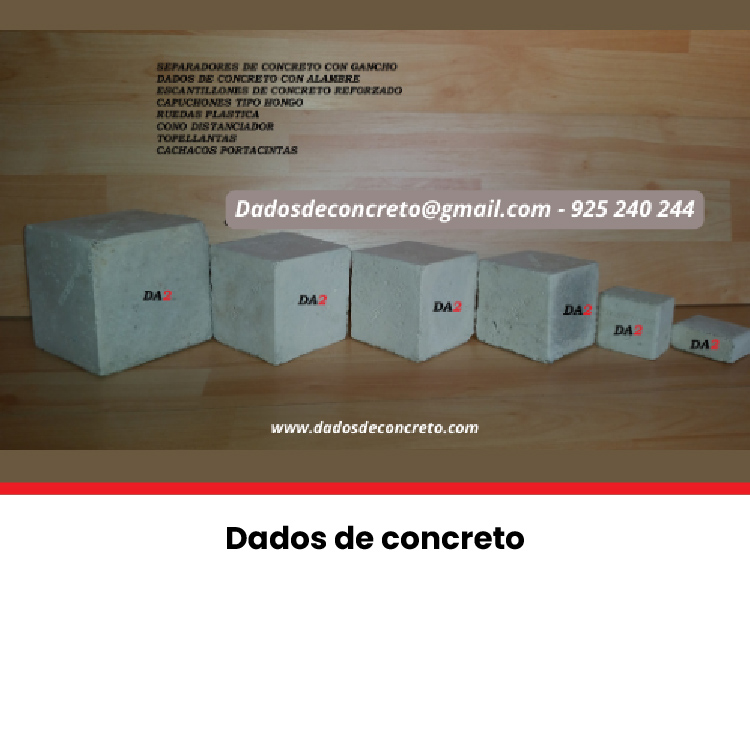 Imagen del producto DADO DE CONCRETO